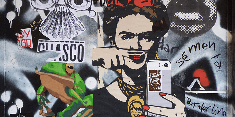 Corpos de papel: Colagem em mural para a família